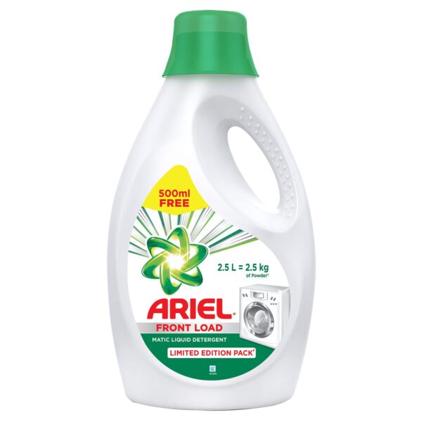 Ariel Matic Liquid Detergent Front Load 2 Ltr + 500ml Free