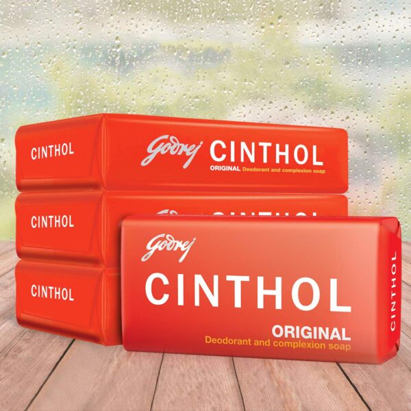 Cinthol Original Bath Soap – 99.9% Germ Protection, 100g (Pack of 4) - Image 2