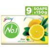 Savon De Bain Godrej No.1 – Citron Vert & Aloe Vera – Blanchissant – Qualité 1 – Neuf Sous Emballage