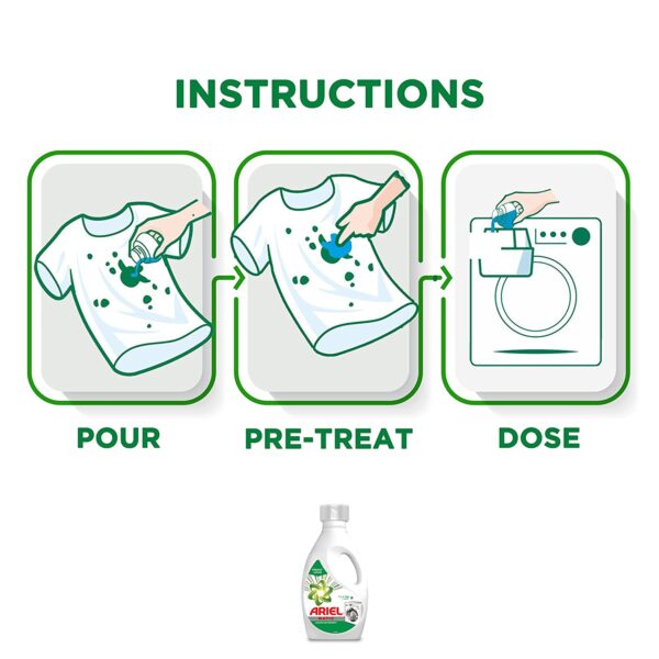 Ariel Matic Liquid Detergent, Front Load, 1 Litre, Pack Of 1 - Image 2