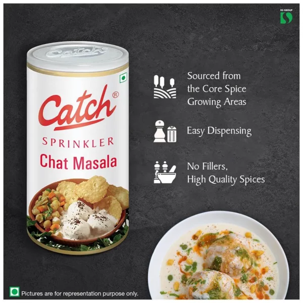 Catch Chat Masala Powder - Sprinkler, Used As Seasoning, 100 g Can - Image 2