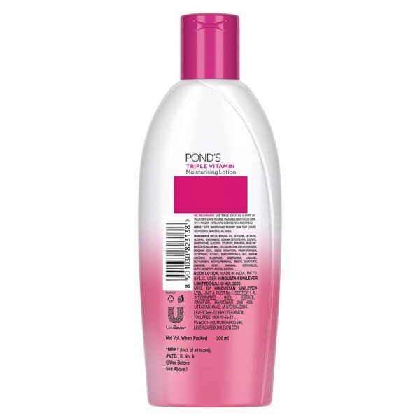 POND'S All Triple Vitamin Moisturising Body Lotion, 300 ml - Image 2