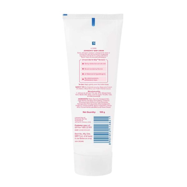Johnson's Baby Cream For Summer, 100g - Image 2
