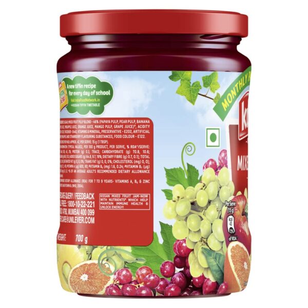 Kissan Mixed Fruit Jam, With Fruit Ingredients, 500 g - Image 2