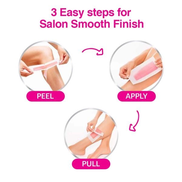 Veet Full Body Waxing Strips Kit for Dry Skin, 20 Strips, Pack Of 1 - Image 5