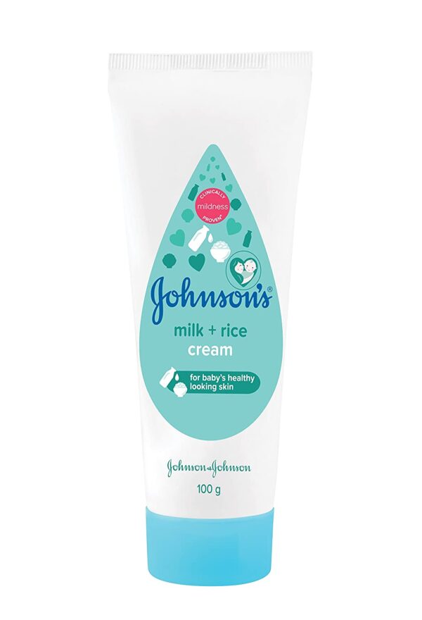 Johnson's Baby Milk and Rice Cream for Summer, 100g