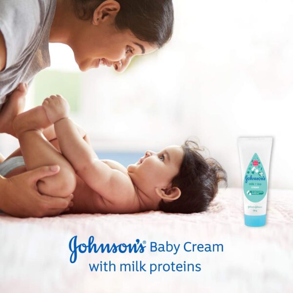 Johnson's Baby Milk and Rice Cream for Summer, 100g - Image 4