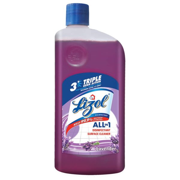 Lizol Disinfectant Surface Cleaner Liquid, Lavender - 975 ml