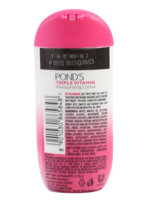 POND'S Triple Vitamin Moisturising Body Lotion-40ml - Image 2