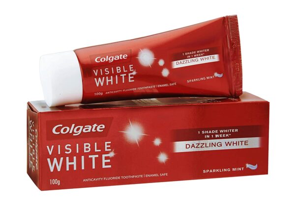 Colgate Visible White Sparkling Mint Toothpaste, 100 gm