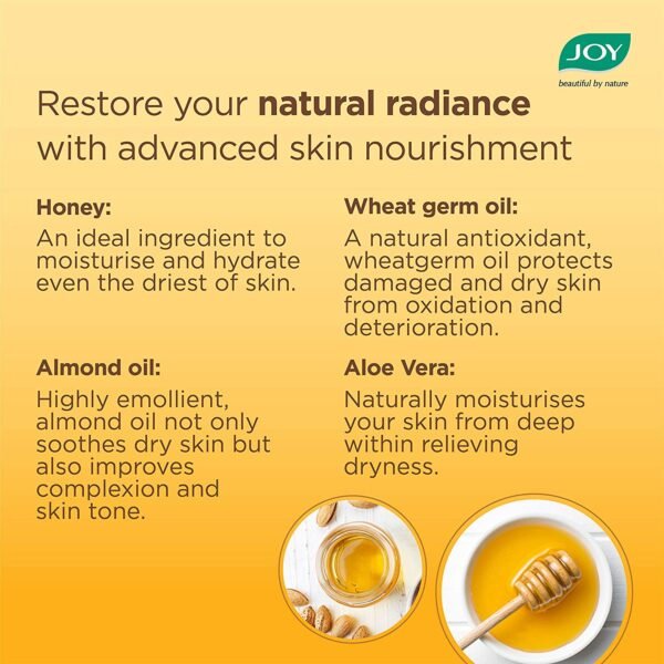 Joy Honey & Almonds Nourishing Skin Cream, For Normal to dry skin 100 ml - Image 2