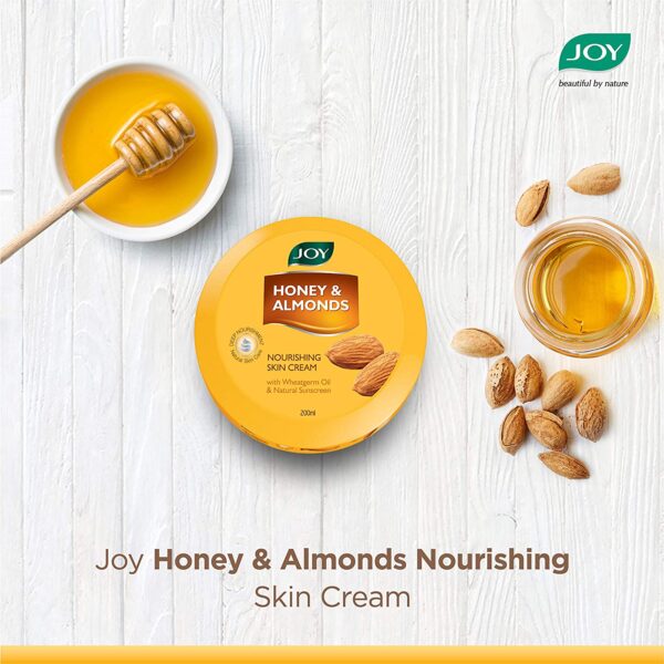 Joy Honey & Almonds Nourishing Skin Cream, For Normal to dry skin 100 ml - Image 3