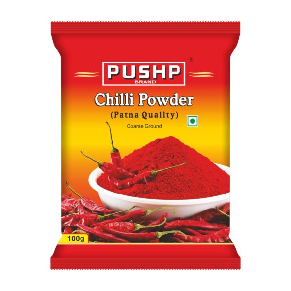 Pushp Brand Chilli Powder 100g - Neutral Spicy Red Chilli Powder