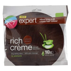 Godrej Expert Creame Natural Brown Hair Color 20 gm Pouch