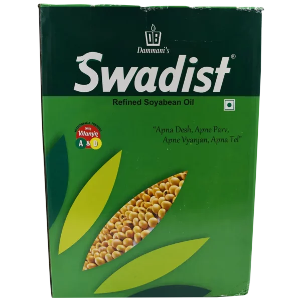 Swadist Refined Oil - Soyabean, 15 L