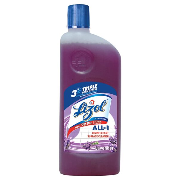 Lizol Disinfectant Surface & Floor Cleaner Liquid, Lavender - 500 ml