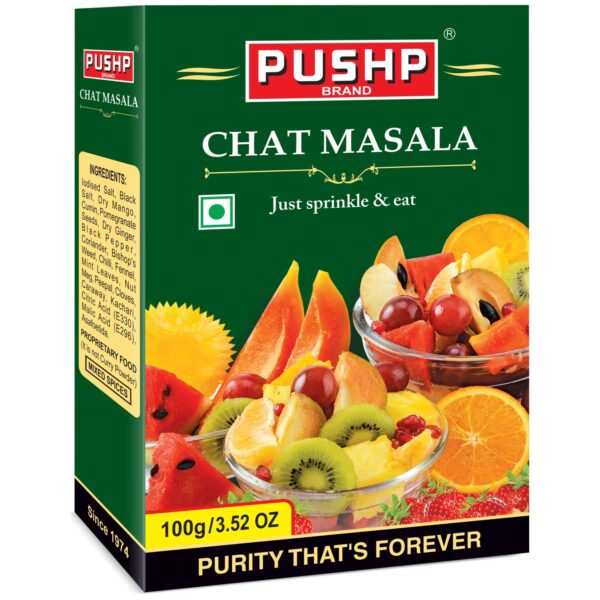 Pushp Brand Chat Masala (100g pack) (Pack of 1)